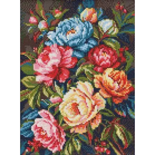 Алмазна мозаїка - Яскраві півонії ©art_selena_ua