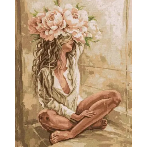 Картина за номерами - Загадки півоній ©art_selena_ua