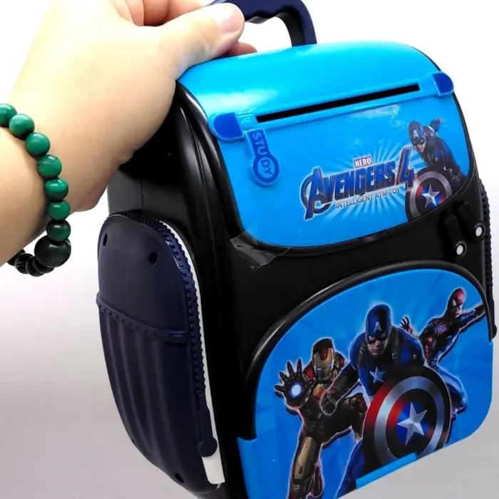 Сейф “Рюкзак” Avengers з підсвічуванням, імітація сканування відбитка