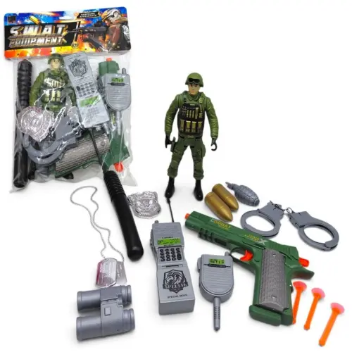 Военный набор SWAT Equipment с фигуркой военного и пистолетом