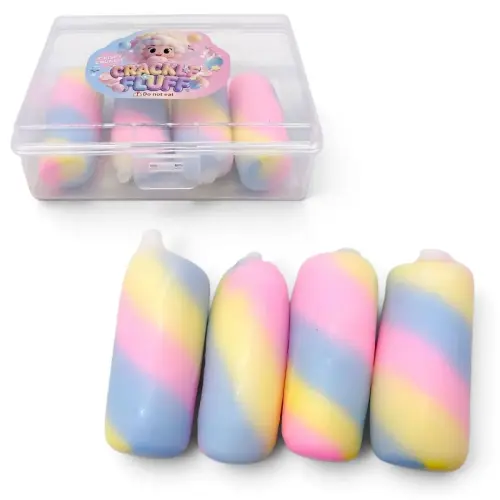 Уценка. Игрушка-антистресс (сквиш) "Crisp Choco squishy: Конфеты" Трещины на оболочке