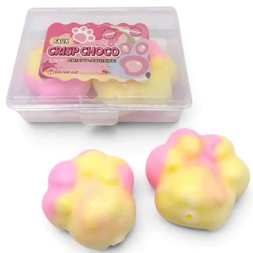 Уцінка. Іграшка-антистрес (сквіш) "Crisp Choco squishy: Лапка" Тріснута оболонка