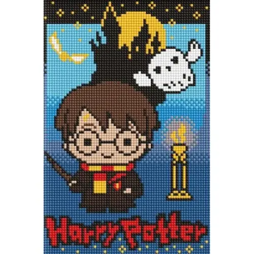 Алмазна мозаїка без підрамника - Harry Potter: Таємниці темного замку ©Warner Bros