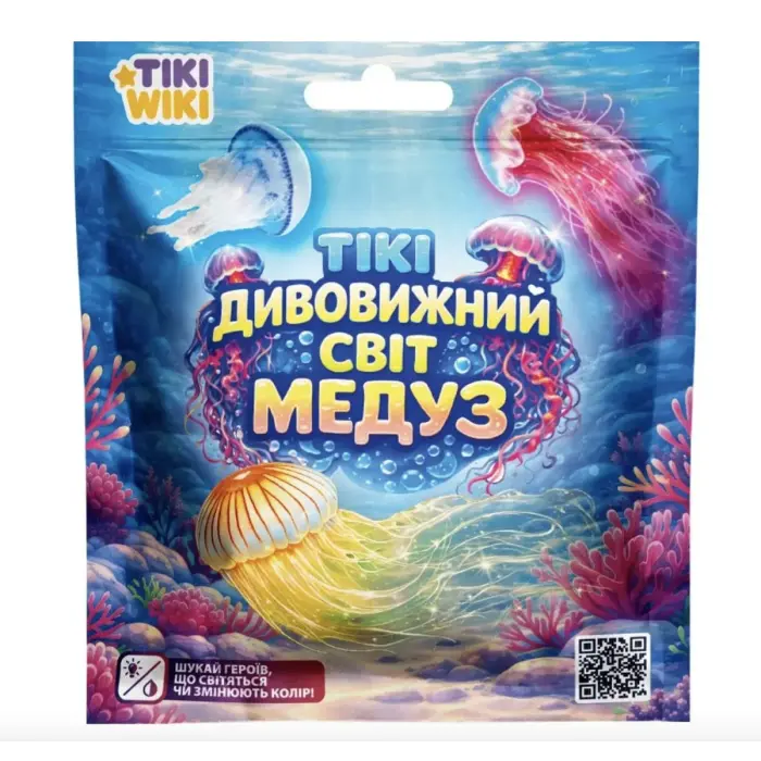 Стретч-іграшка у вигляді тварини TIKI WIKI – ТІКІ ДИВОВИЖНИЙ СВІТ МЕДУЗ (у диспл.)