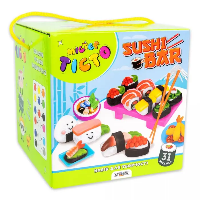 Набір для творчості "Містер тісто. Sushi Bar" українською мовою