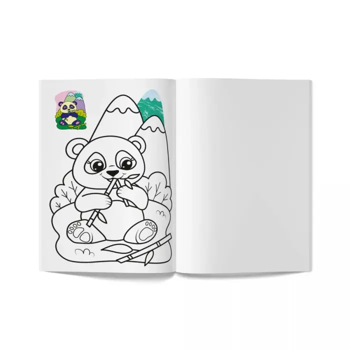 Книга розмальовка "Кольорованка. Тваринки"