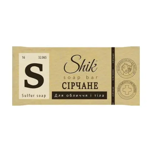 Shik мило туалетне "Сірчане" 140г