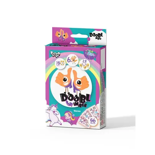 Настільна гра "Doobl image mini: Unicorn" укр