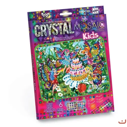 Набір для креативної творчості "CRYSTAL MOSAIC KIDS", "Феї"