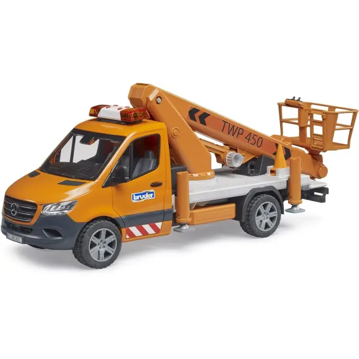 Машинка игрушечная MB Sprinter сервисной службы с телескопической корзиной
