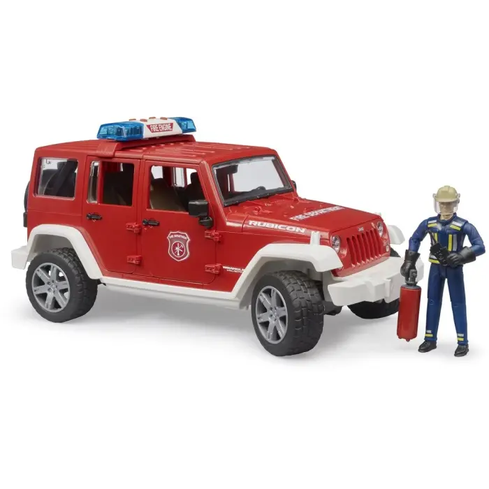 Набір іграшковий Пожежне авто JEEP Wrangler Unlimited Rubicon та фігурка пожежного