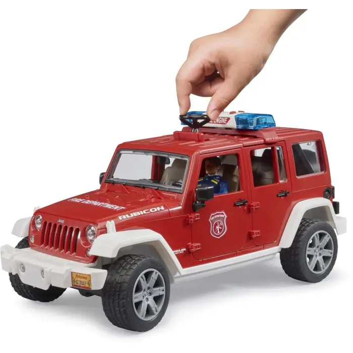 Набір іграшковий Пожежне авто JEEP Wrangler Unlimited Rubicon та фігурка пожежного