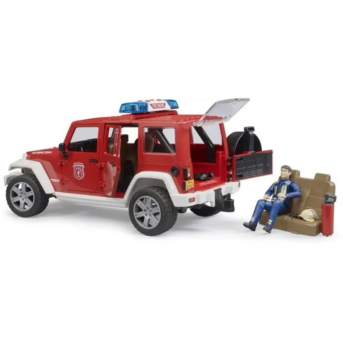 Набір іграшковий Пожежне авто JEEP Wrangler Unlimited Rubicon та фігурка пожежного