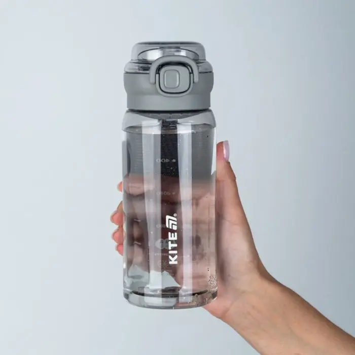 Бутылка для воды 500 мл, серая