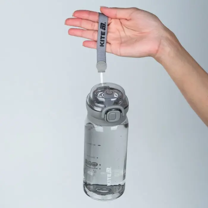 Бутылка для воды 500 мл, серая