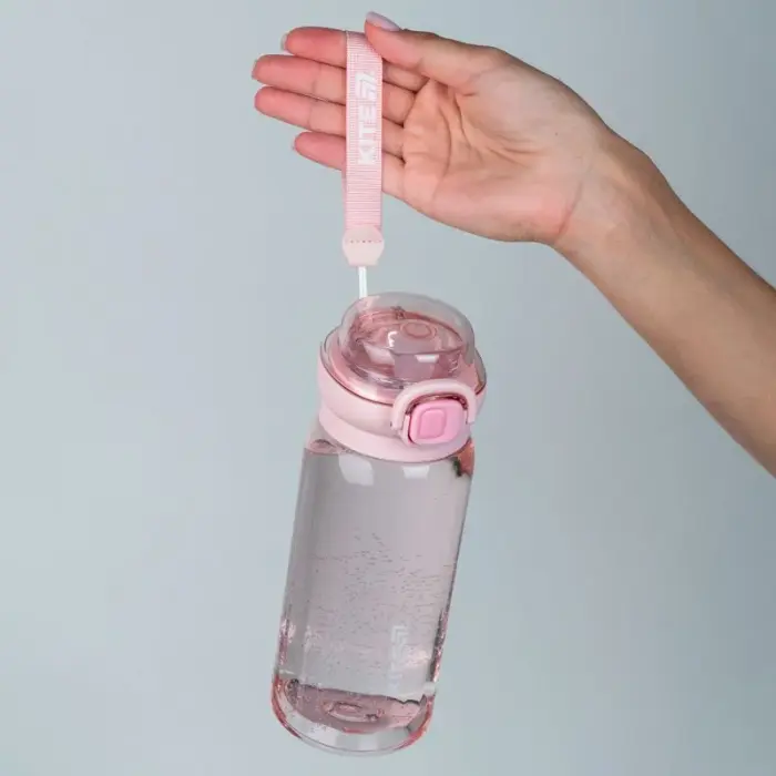Пляшка для води 500 мл, рожева