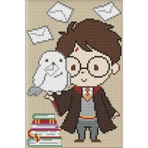 Алмазна мозаїка без підрамника - Harry Potter: Листи для Гаррі ©Warner Bros.