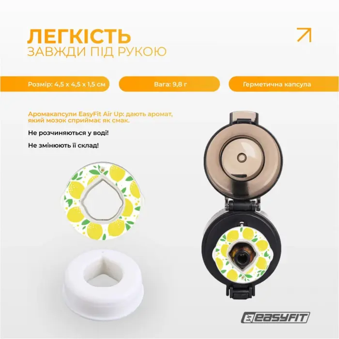 Капсула “Лимон” для пляшки EasyFit Air Up