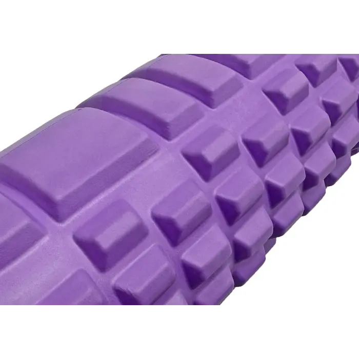 Массажный ролик EasyFit Grid Roller 45 см v.2.1 Фиолетовый