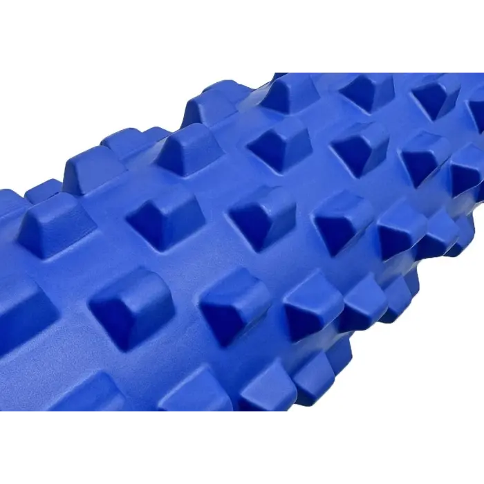 Масажний ролик EasyFit Grid Roller PRO 45 см Синій