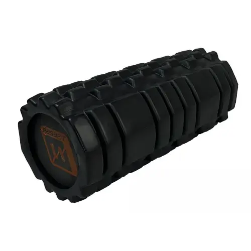 Масажний ролик EasyFit Solid Roller v.1.1s 33 см чорний