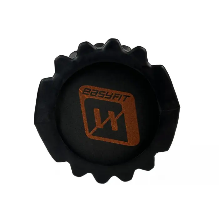 Масажний ролик EasyFit Solid Roller v.1.1s 33 см чорний