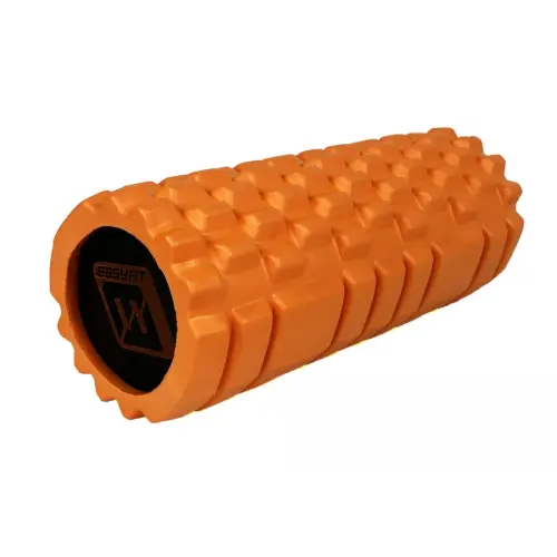 Масажний ролик EasyFit Solid Roller v.1.1s 33 см помаранчевий