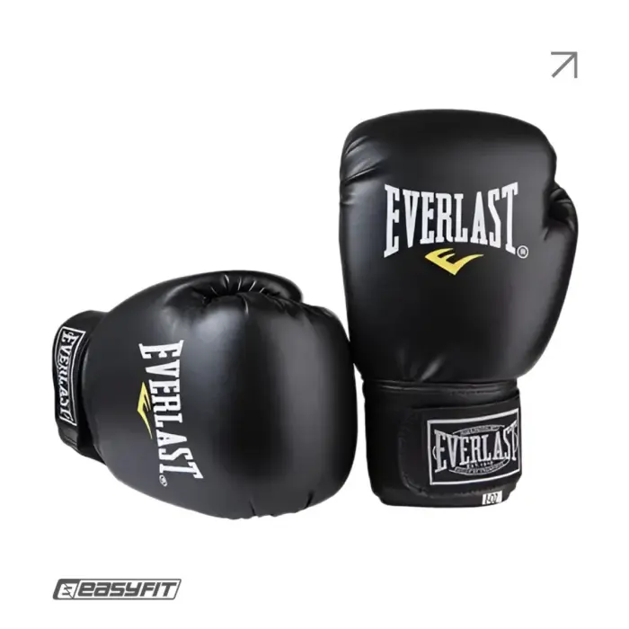 Боксерські рукавички Everlast 10 унцій (10 oz) чорні