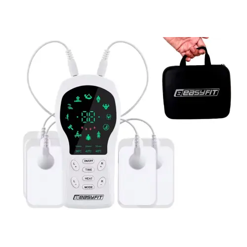 Міостимулятор з підігрівом EasyFit Pro ActivePulse імпульсний масажер для м'язів + Чохол