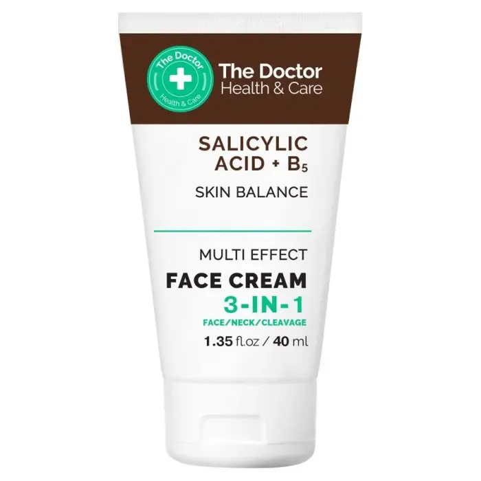 The Doctor Крем для обличчя Health & Care Salicylic Acid + B5 Face Cream 3в1, 40мл