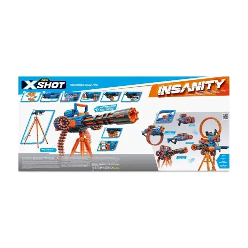 Швидкострільний бластер X-SHOT Insanity-Berzerko 8 Shot (48 патронів)