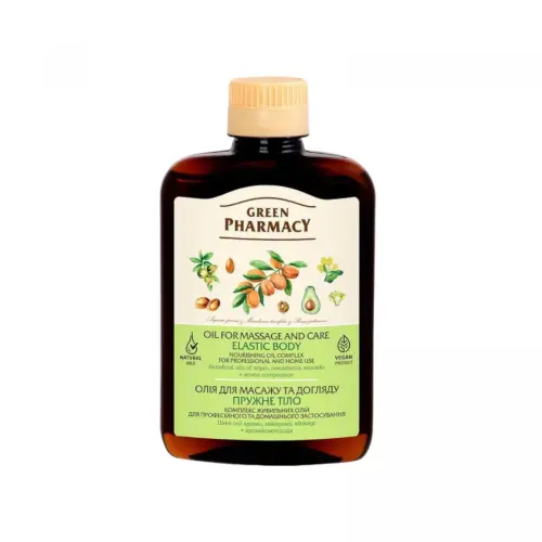 Green Pharmacy масло массажное 200мл упругое тело