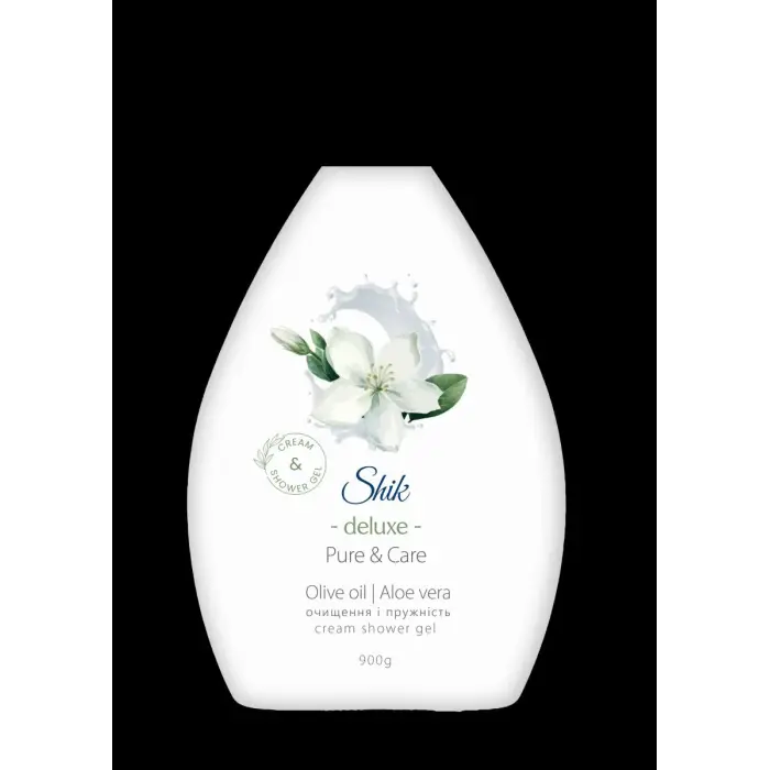 Гель для душа "Shik" 900г Deluxe Масло маслины и алоэ