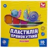 Пластилін прямокутний 10 кольорів