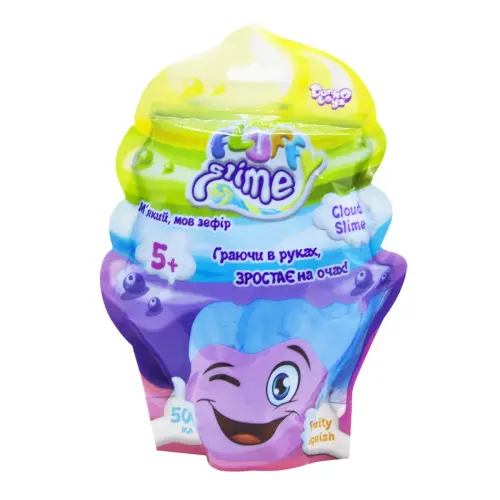 Слайм Fluffy Slime укр 500 г синій
