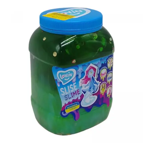 Слайм-антистресс "Lovin: Big slime", изумрудный