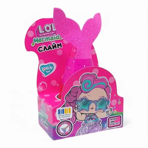 Слайм Lovin L.O.L. Surprise! Русалка Рожева, 250 мл