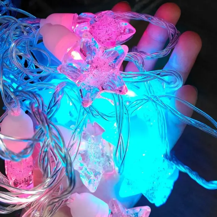 Гірлянда електрична "ЛампочкаЗірочка" 20шт 5м LED кольорова(40615)