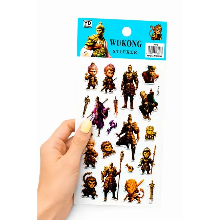 Наліпки дизайн "Wukong" (набір 6 шт)