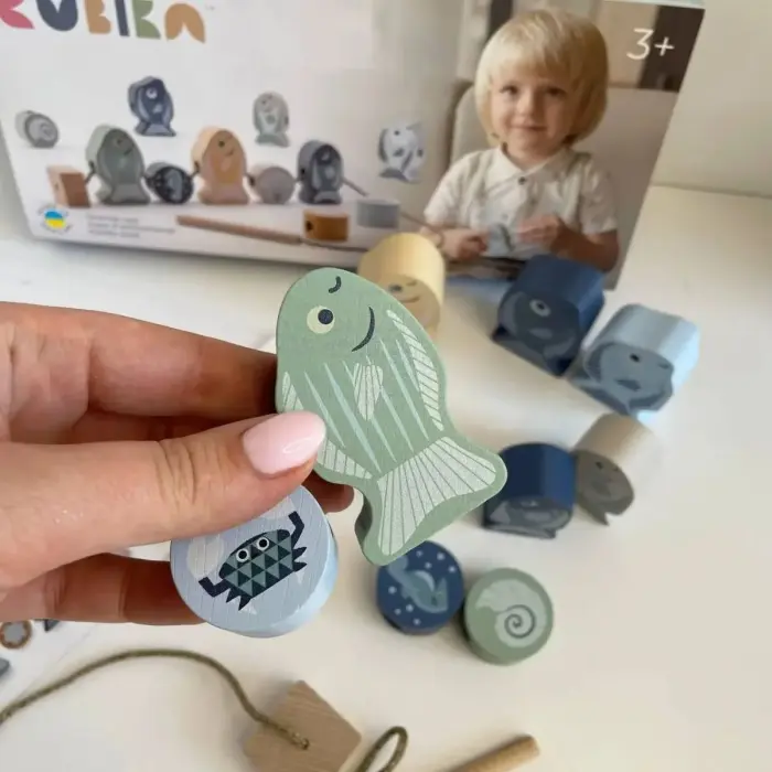 Рибки-силянки 2/Fishes lacing toy 2