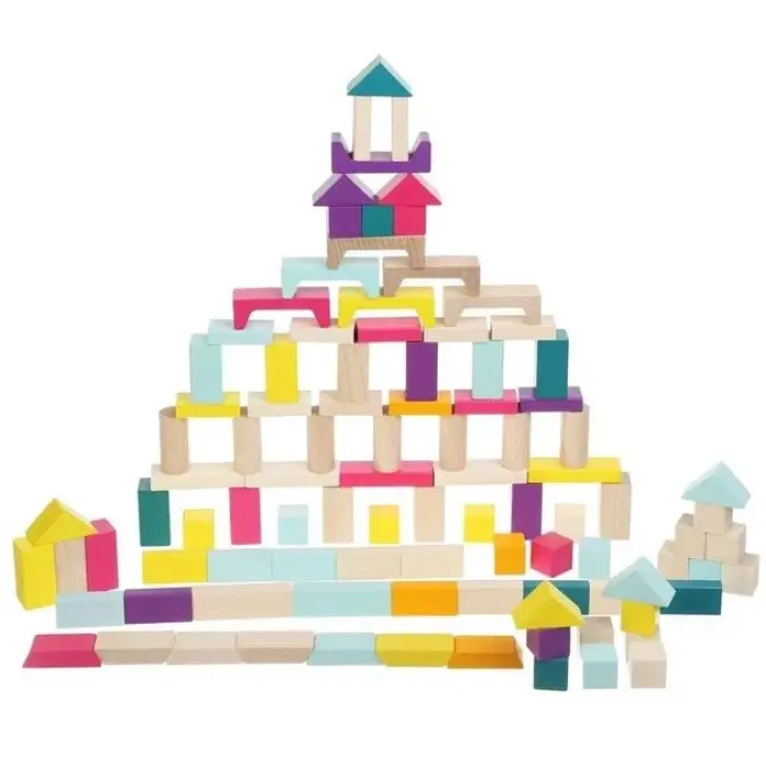Дитячий конструктор "Cubika 1"/Wooden blocks construction kit «Cubika 1»