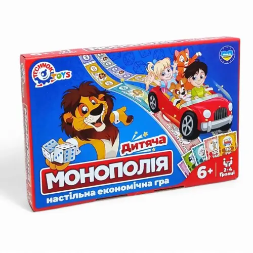 Настільна гра "Дитяча монополія ТехноК"